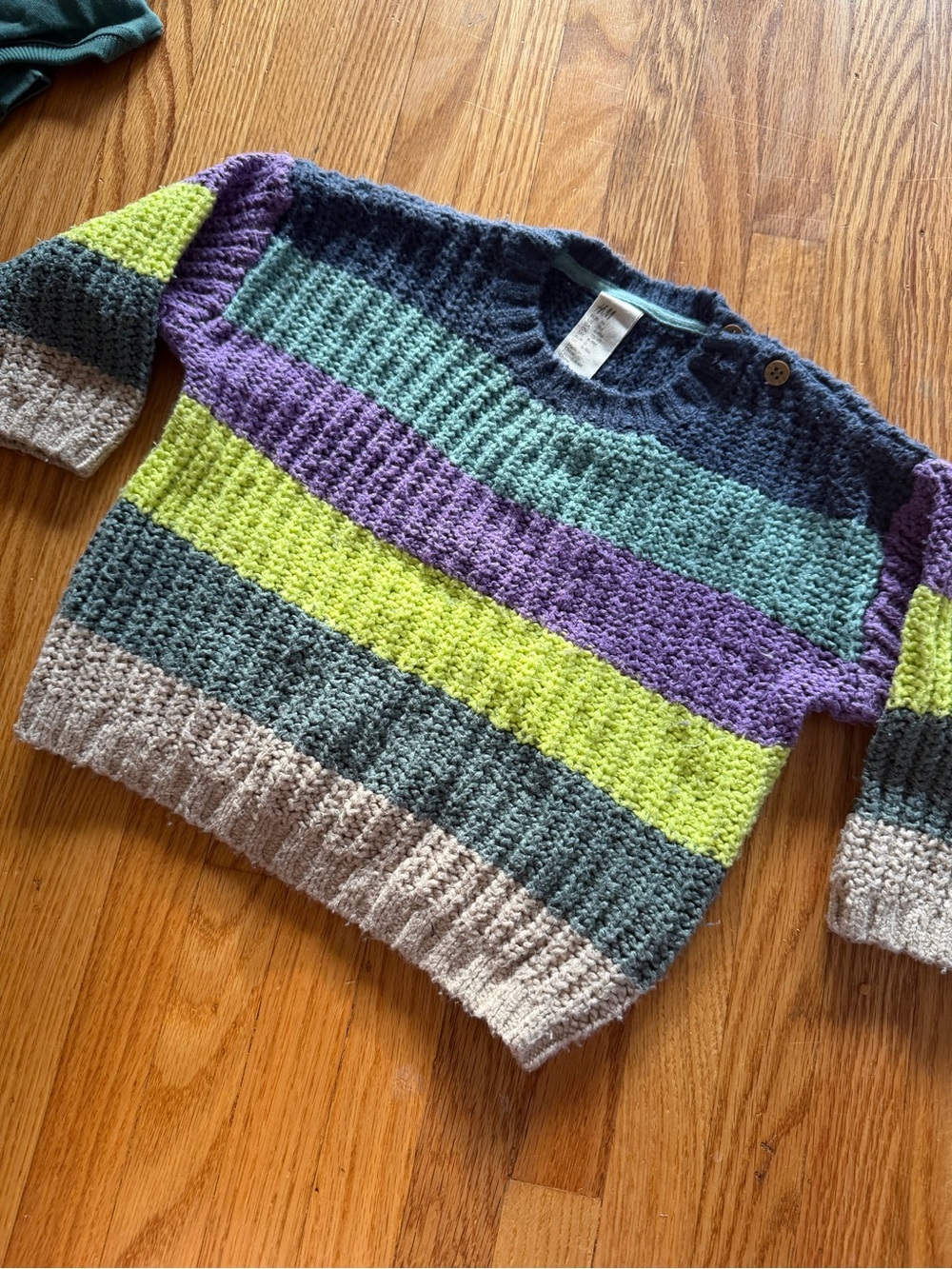 H&M Striped Crewneck Sweater